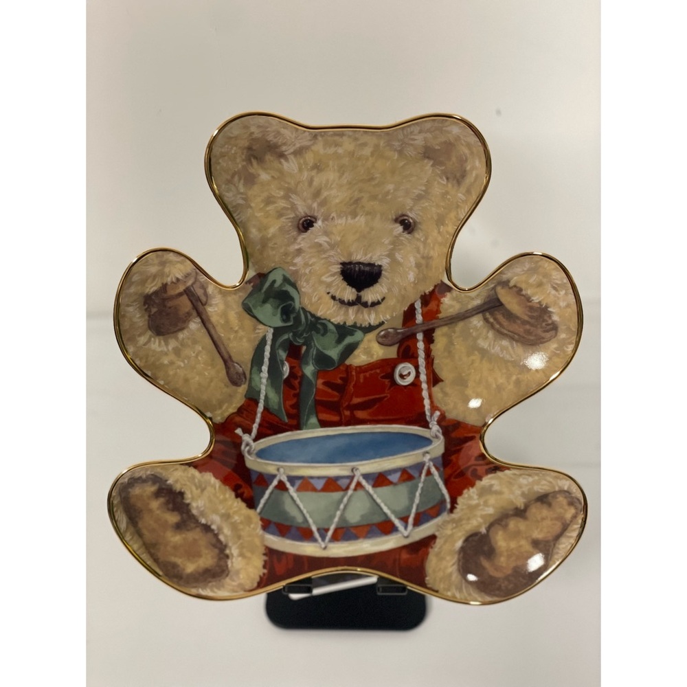 The Franklin Mint Vintage Little Drummer Bear Limited Edition Porcelain Plate